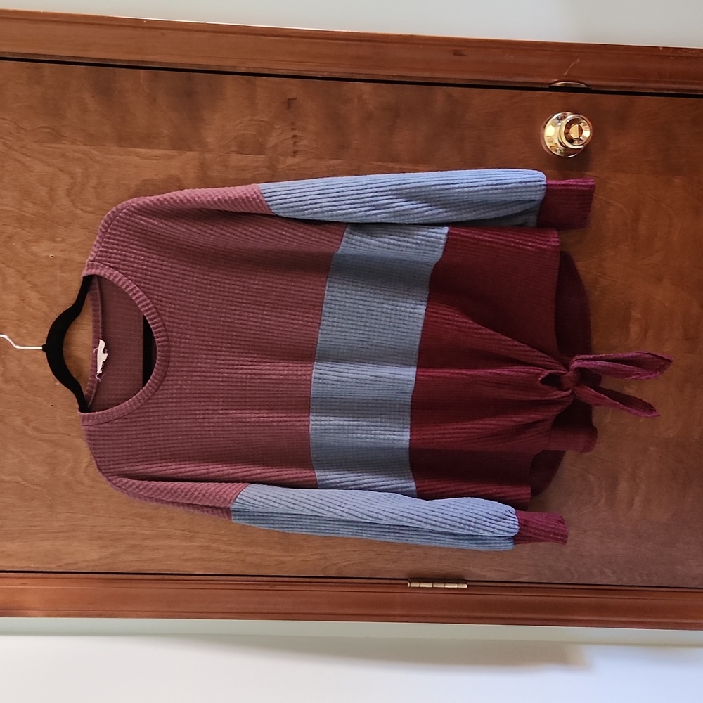 By The Book Sweater, Marsala-Burgundy, Size 1XL, bought from Chic Soul
